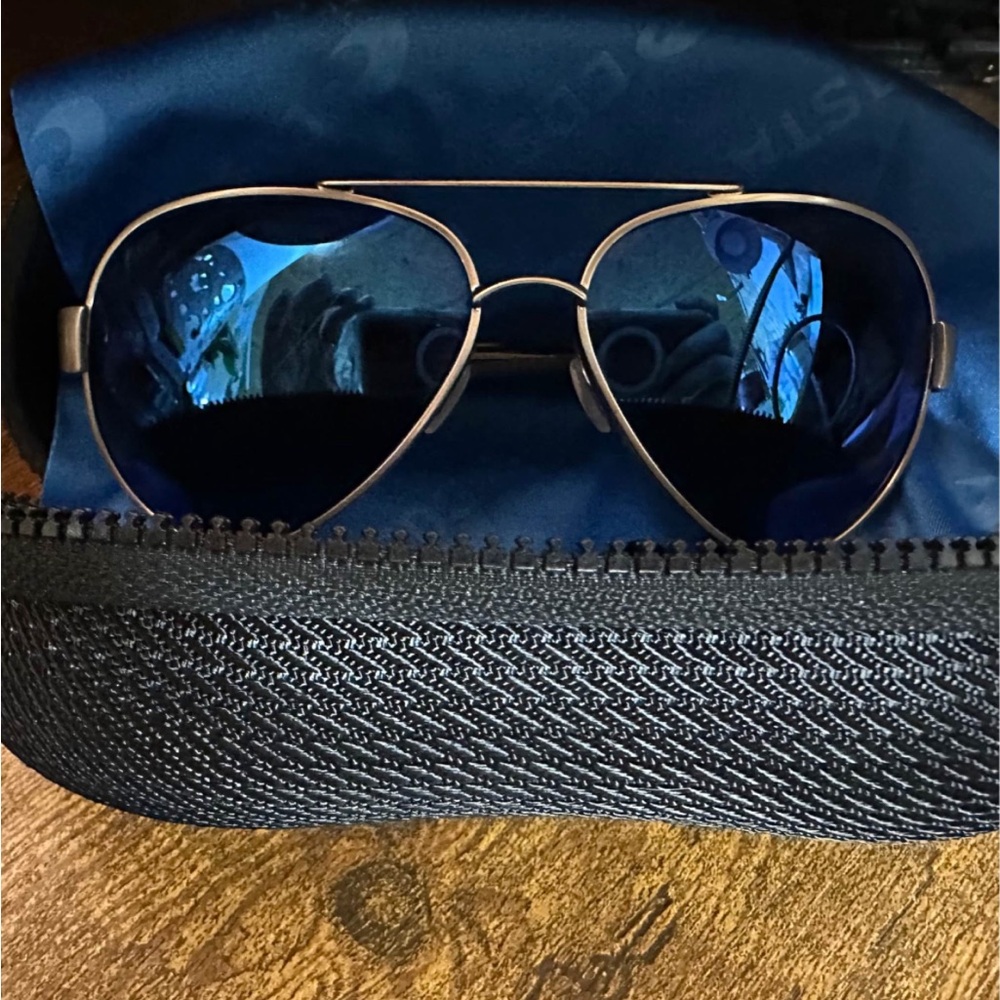 Costa Blue Aviator Sunglasses